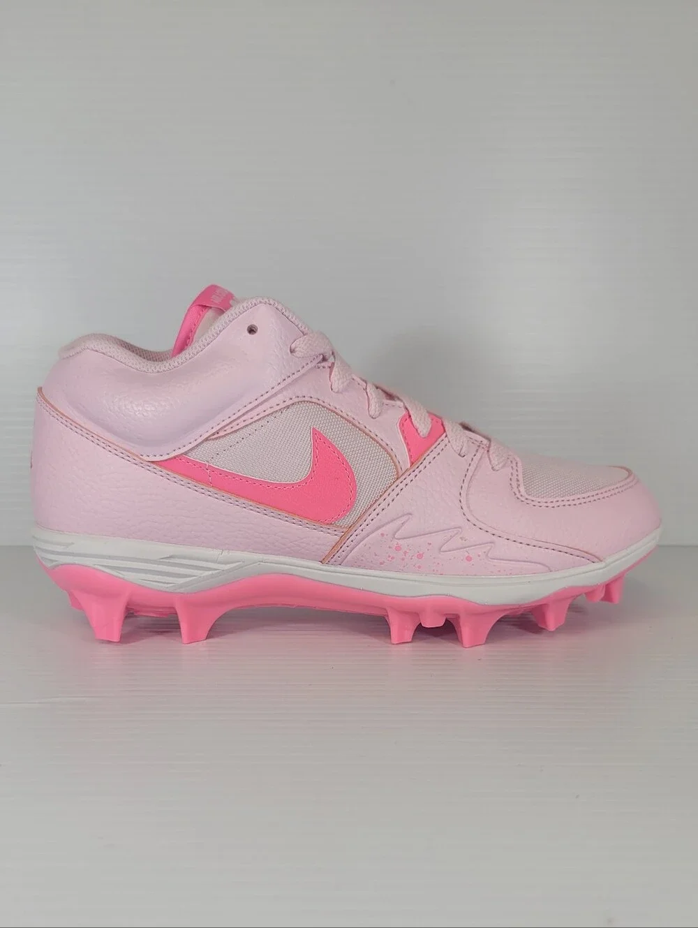 Mens Size 9.5 Air Jordan Jordan Stadium 90 Cleats Pink Foam Football New Nike